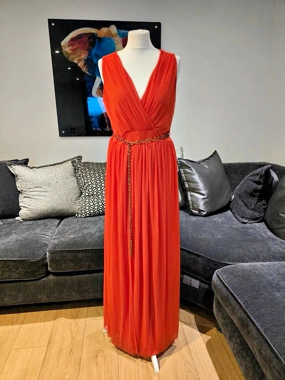 Orange Maxi Dress